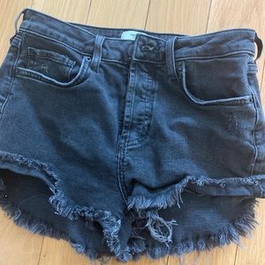 Black forever 21 denim shorts